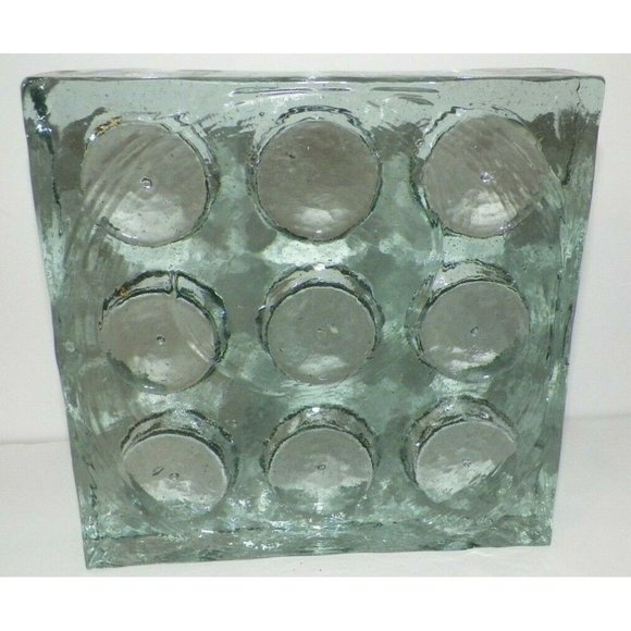Heavy Glass Tea Light Candle Holder - Picture 5 of 5